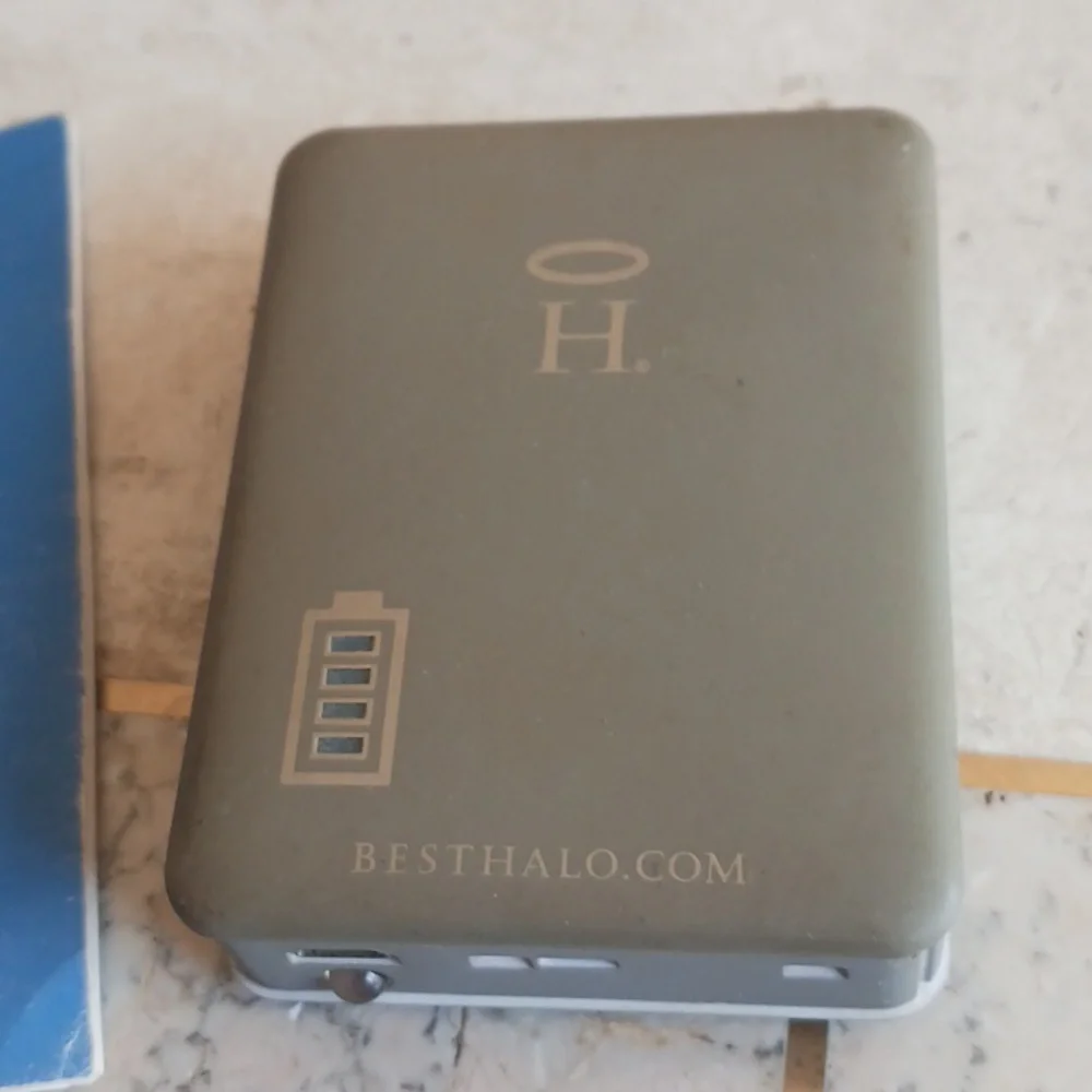Cell Phone Portable Power bank W/cables,a flashlight & booklet